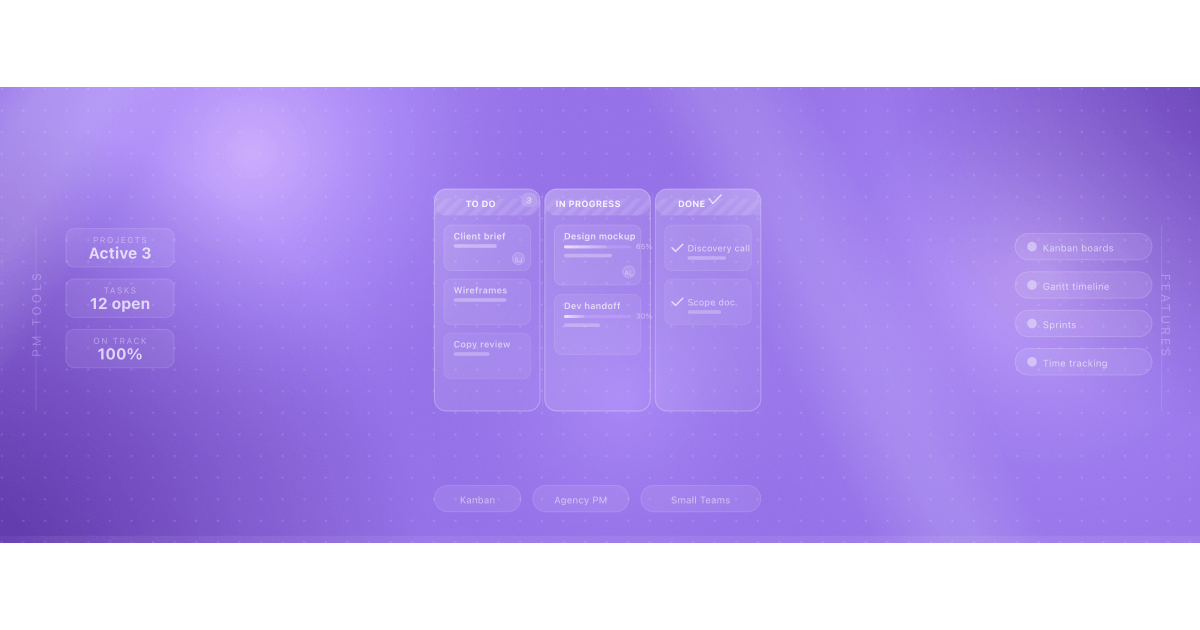 Illustration for the best project management software for small agencies